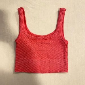 Hot Pink Scoop Neck Nikibiki Tank